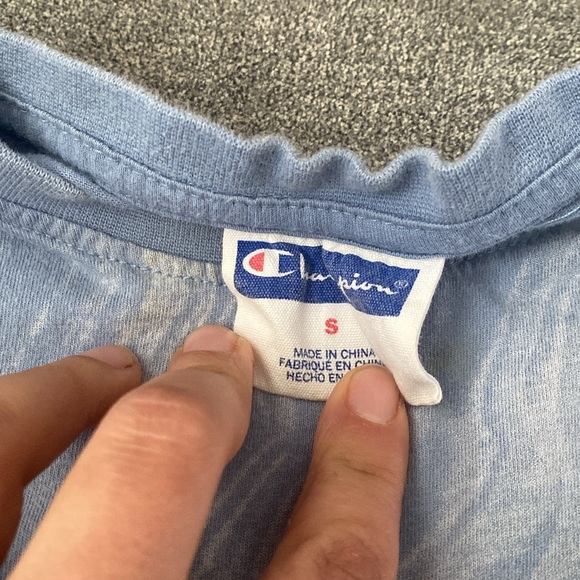 CHAMPION boys MARBLE FLOW REVERSE WEAVE CUT OFF SHORTS and Matching Tshirt S - Picture 8 of 9